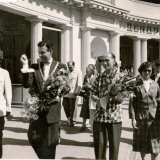 Сочи - Челтенхэм. - 16. В парке «Дендрарий» г. Сочи. Май, 1958 год. МКУ «Архив г. Сочи». Фотоальбом А-14. Фото 34.