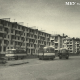 Застройка Хлудовской долины - 6. Улица Донская. Дома №№ 48, 49, 50, 51 (в данный момент 33, 35, 37, 39). Сочи, 1964 г. МКУ «Архив г. Сочи». Фотоальбом А-60. Фото 41.